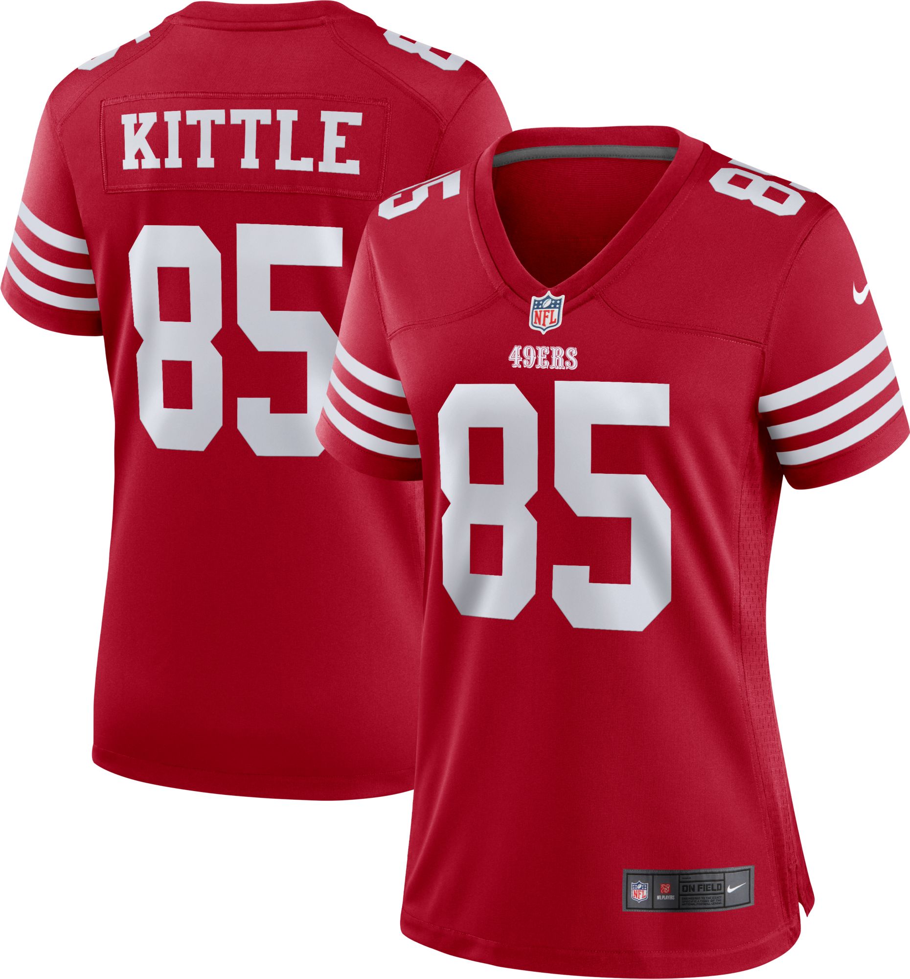 Nike Women's San Francisco 49ers George Kittle #85 Red Game Jersey