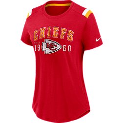 Nike Women's Kansas City Chiefs Historic Athletic Red Heather T-Shirt