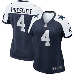 Nike Women's Dallas Cowboys Dak Prescott #4 Navy Alternate Game Jersey