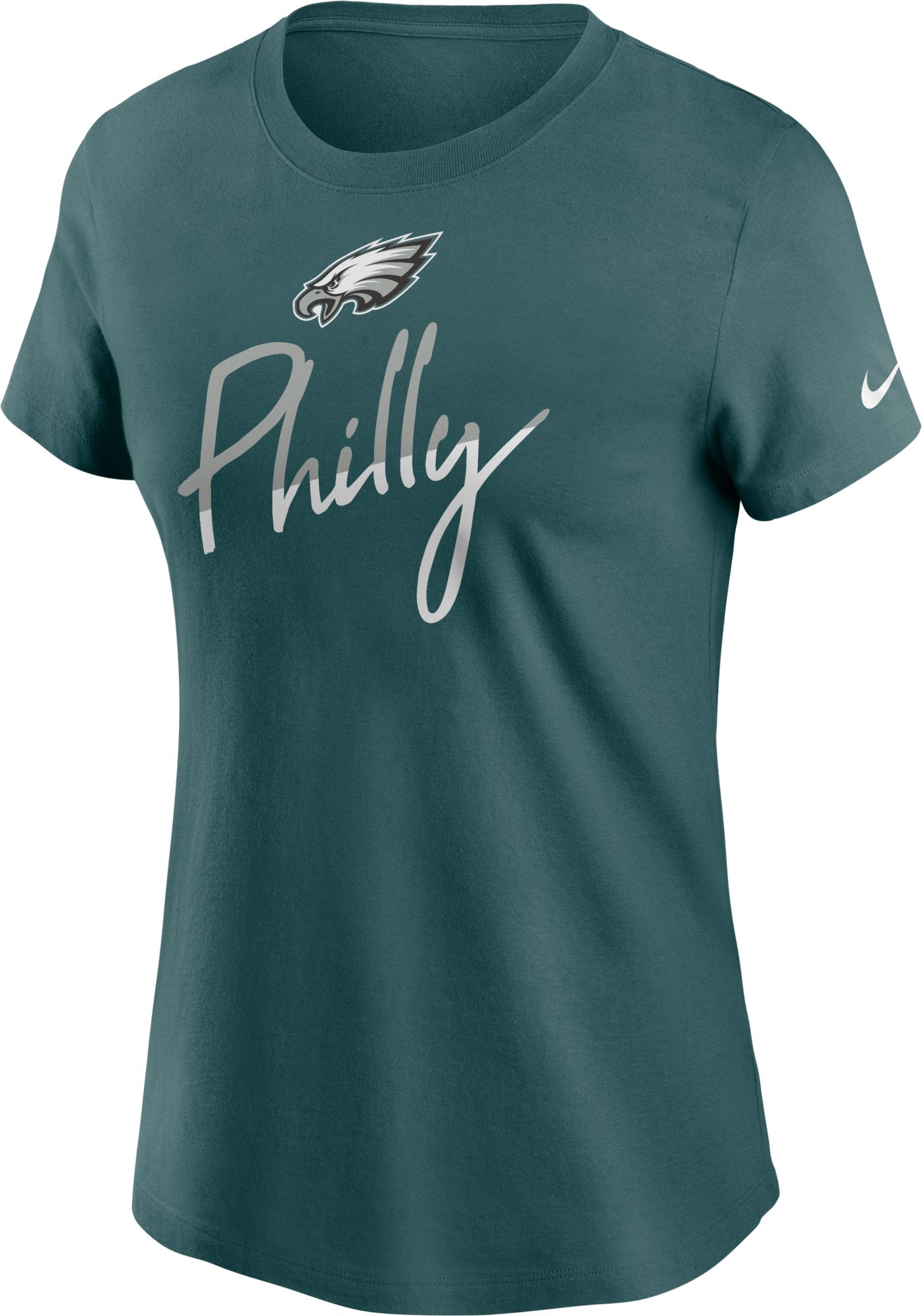 Women's Philadelphia Eagles City Roll Teal T-Shirt