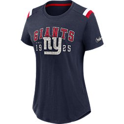 Nike Women's New York Giants Historic Athlete Navy T-Shirt
