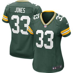 Nike Women's Green Bay Packers Aaron Jones #33 Green Game Jersey