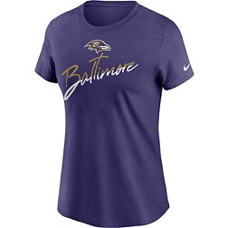 Nike Women's Baltimore Ravens City Roll Purple T-Shirt
