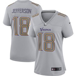 Nike Women's Minnesota Vikings Justin Jefferson #18 Atmosphere Grey Game Jersey
