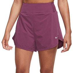 Nike Women's Dri-FIT Bliss High-Waisted 3" Brief-Lined Shorts