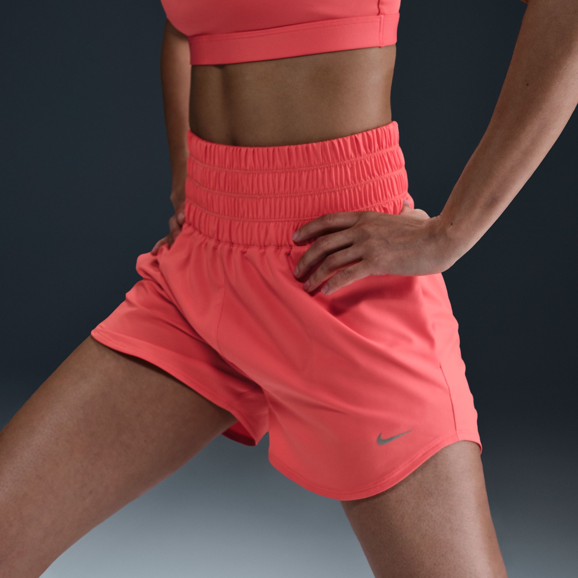 Nike Women's One Dri-FIT Ultra High-Waisted 3" Brief-Lined Shorts