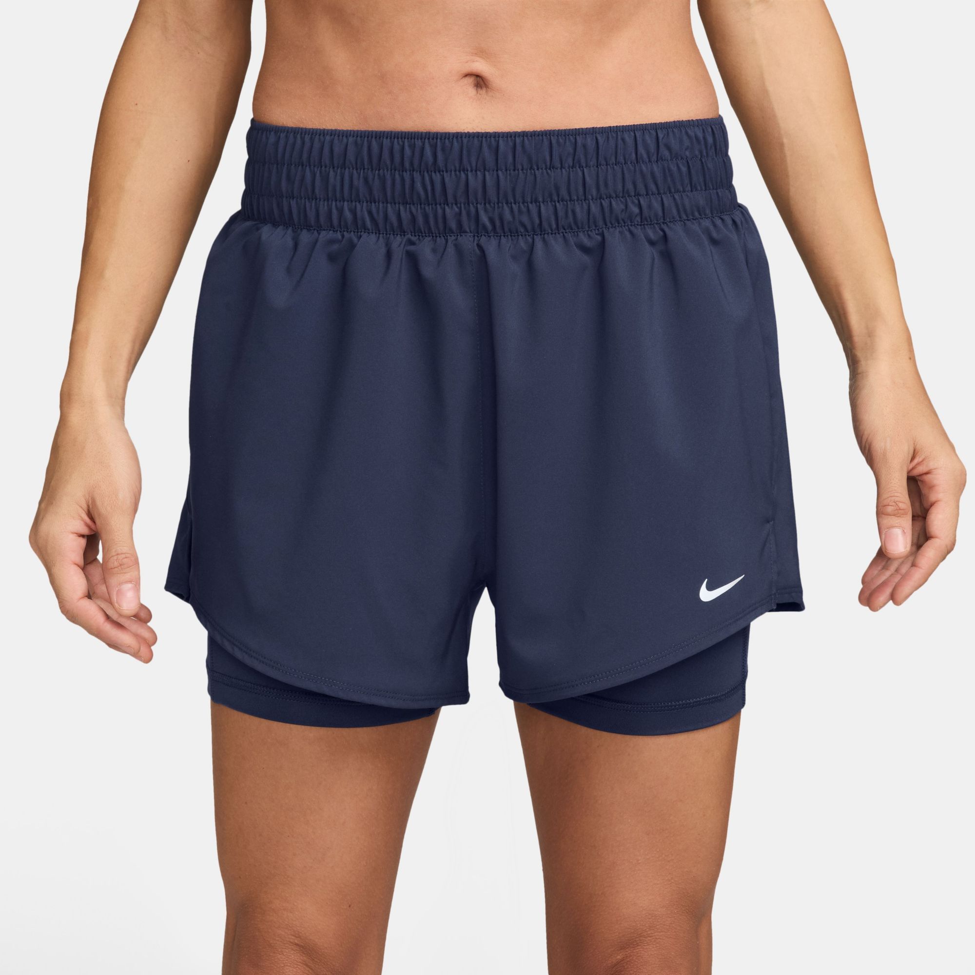 Nike Women's One Dri-FIT High-Waisted 3" 2-in-1 Shorts