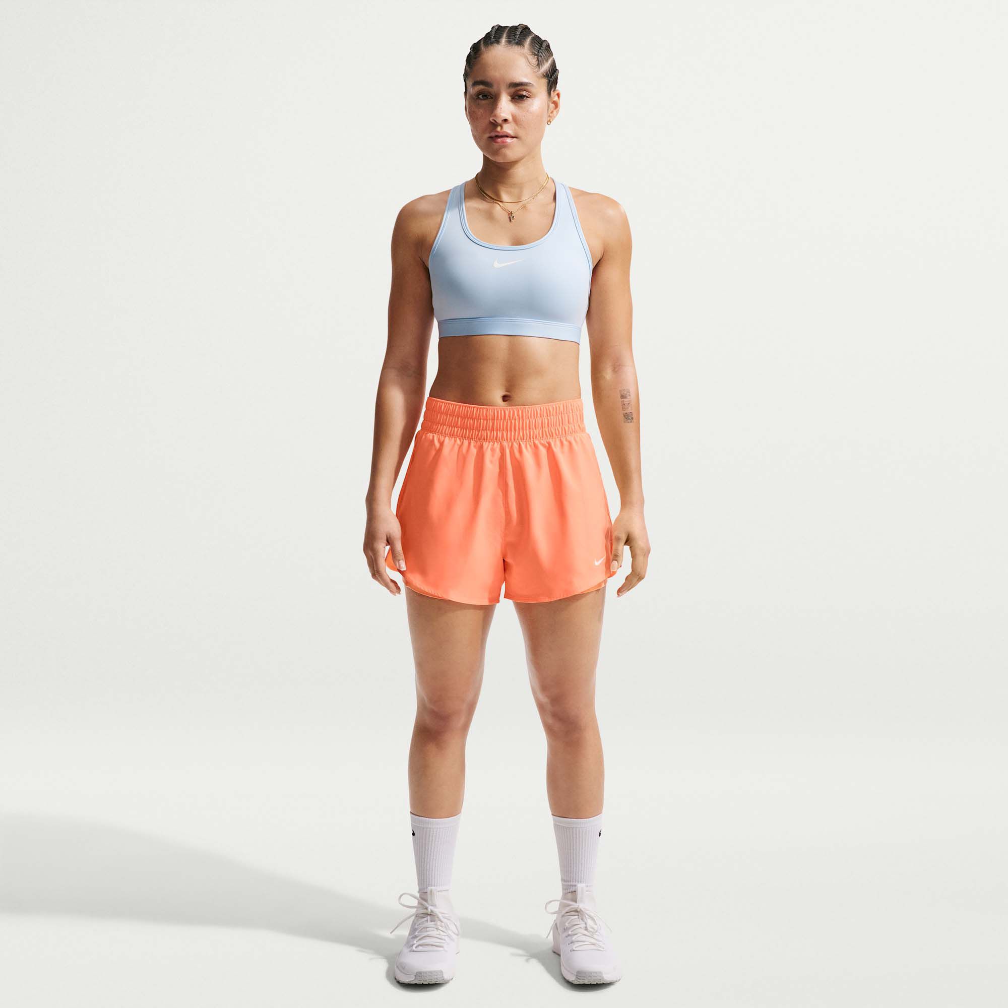 Nike Women's One Dri-FIT High-Waisted 3" 2-in-1 Shorts