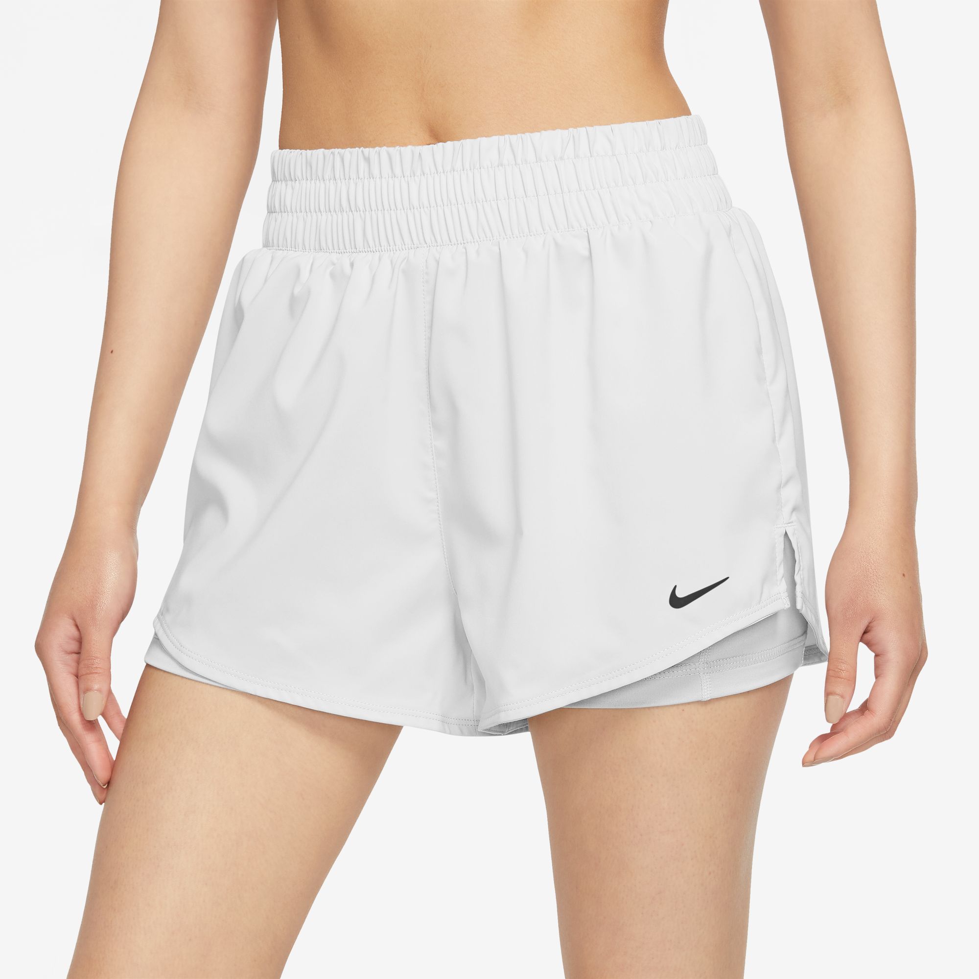 Nike Women's One Dri-FIT High-Waisted 3" 2-in-1 Shorts