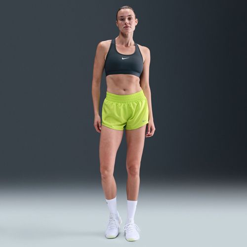 Nike Women's One Dri-FIT Mid-Rise 3" Brief-Lined Shorts