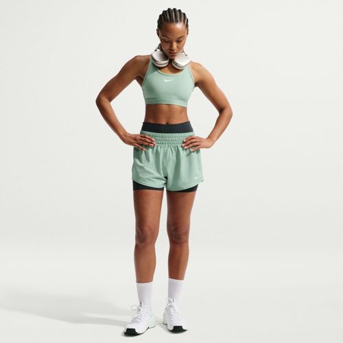 Nike Women's One Dri-FIT Mid-Rise 3" Brief-Lined Shorts