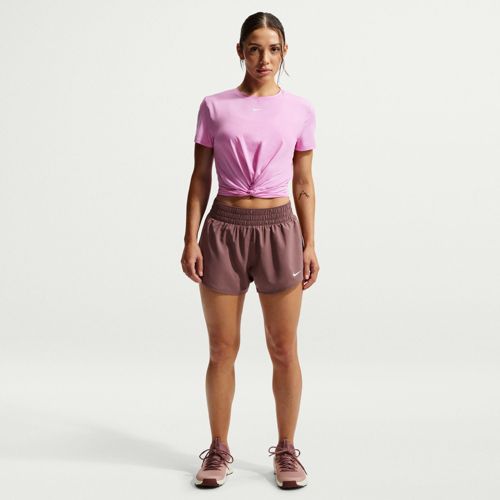 Nike Women's One Dri-FIT Mid-Rise 3" Brief-Lined Shorts