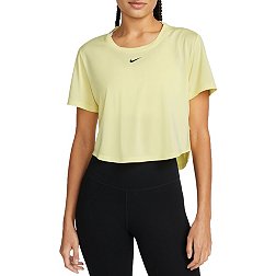 Nike Women's One Dri-FIT Standard Fit Short-Sleeve Cropped Top