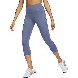 Nike Pro Women's High-Waisted Leggings with Pockets, Light Curry/White,  X-Small at  Women's Clothing store