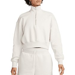 Nike Women's Sportswear Phoenix 1/4 Zip Fleece Pullover Sweatshirt