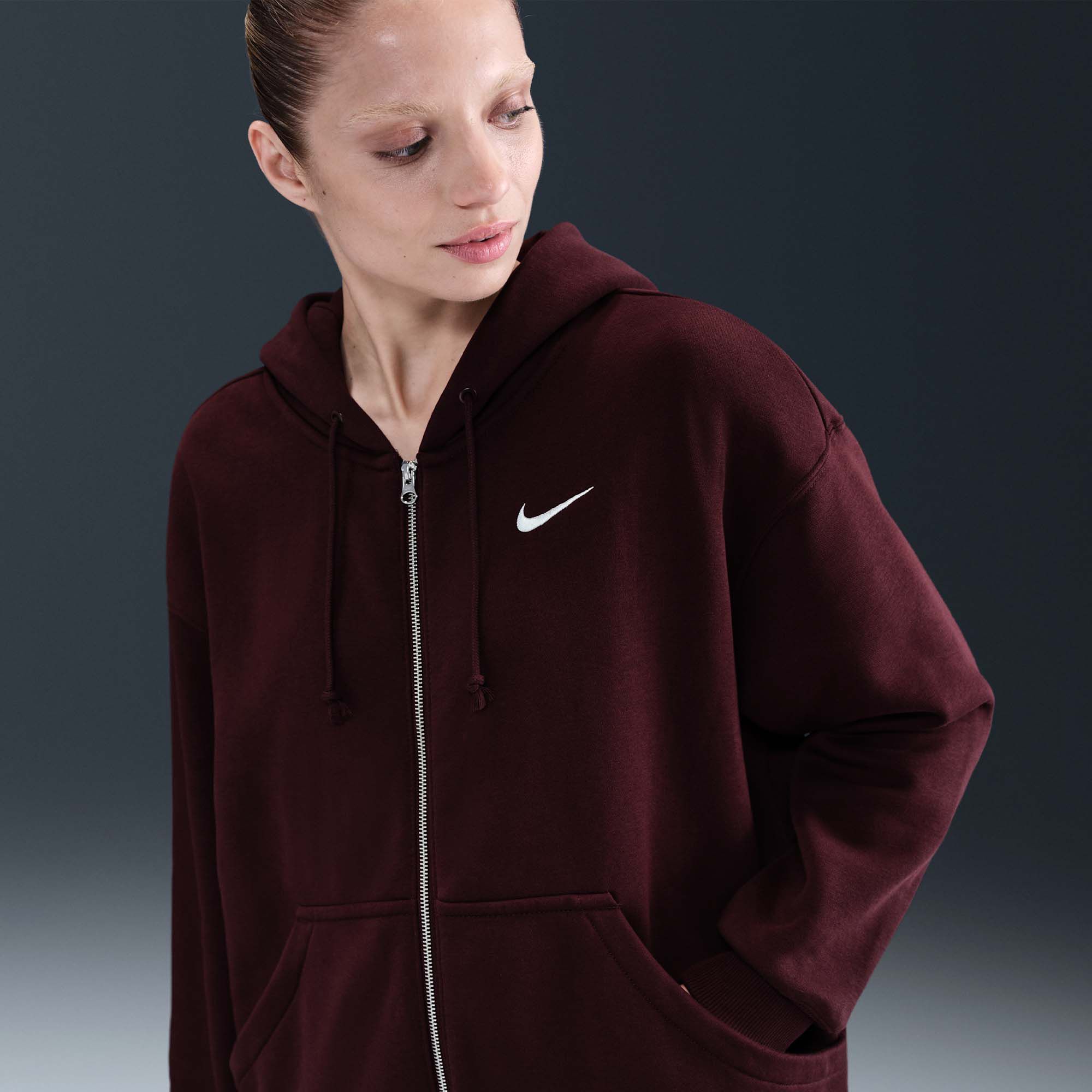 Nike Women's Sportswear Phoenix Fleece Oversized Full-Zip Hoodie