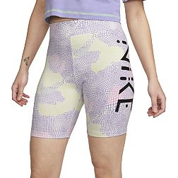 Nike Women's Serena Williams Design High-Waistband Printed 8" Biker Shorts