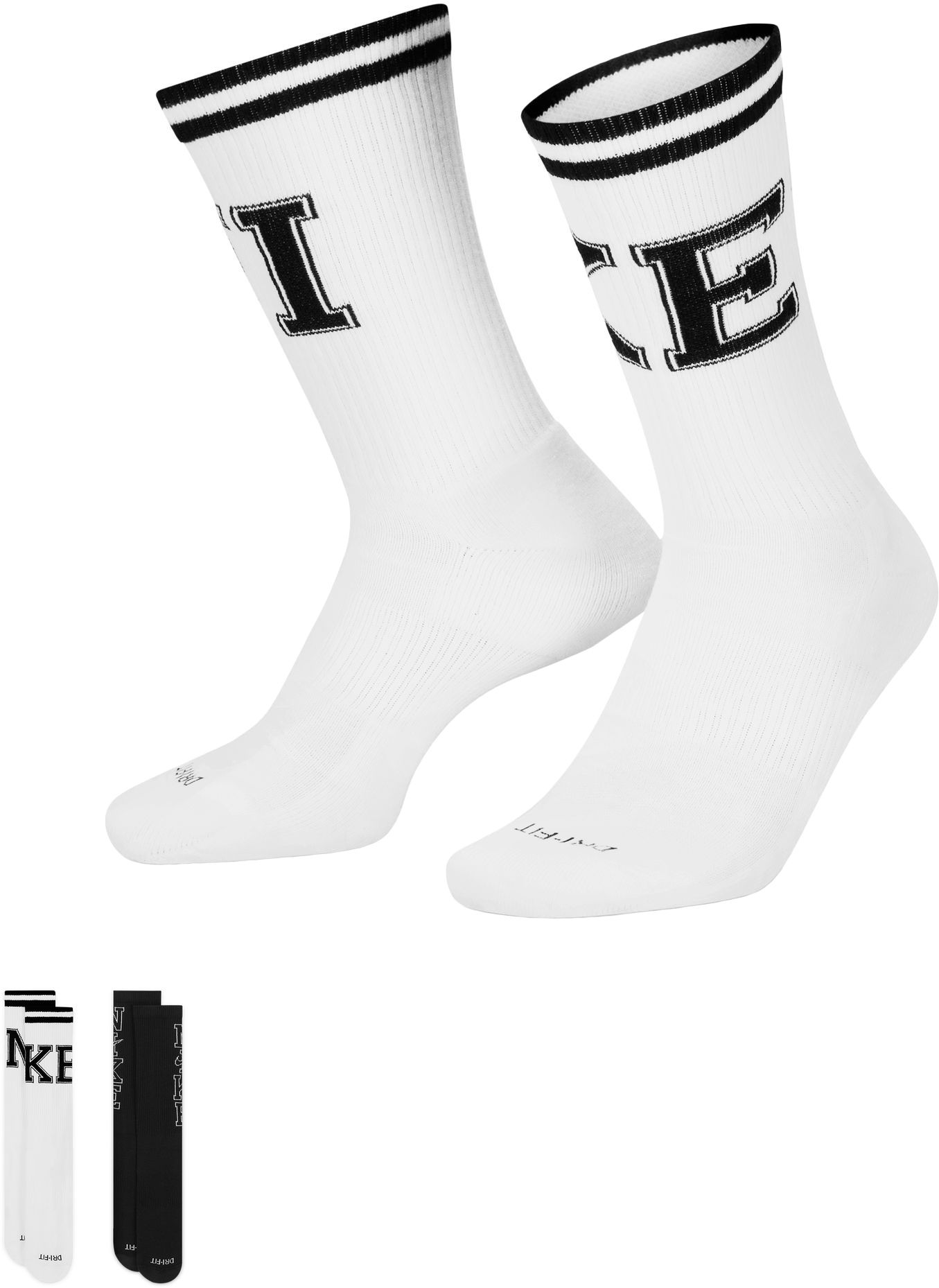 Nike Women's Everyday Cushion Crew Socks 2 Pack