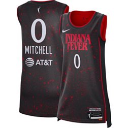 Nike Women's Indiana Fever Kelsey Mitchell #0 Black Rebel Edition Jersey