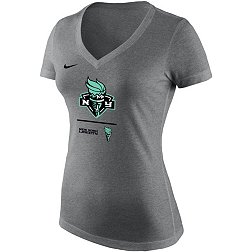 Nike Women's New York Liberty Grey Tri-blend T-Shirt
