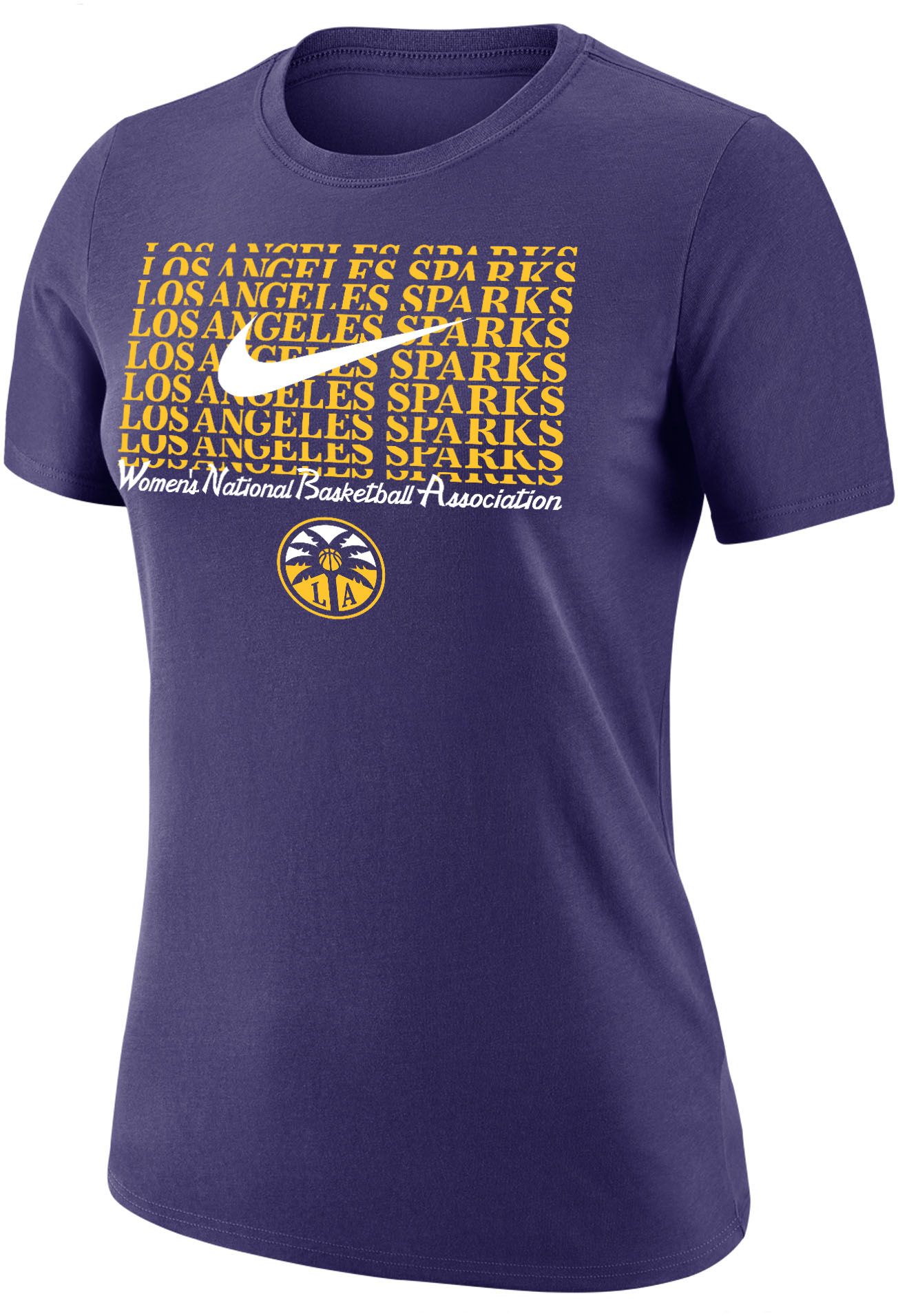 Nike Women's Los Angeles Sparks Purple Short Sleeve T-Shirt