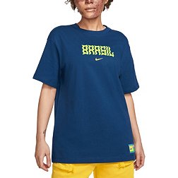 Nike Brazil '22 Swoosh Blue T-Shirt