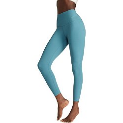 Turquoise Leggings Womens Running Leggings Non See Through Workout
