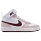 Burgundy/White