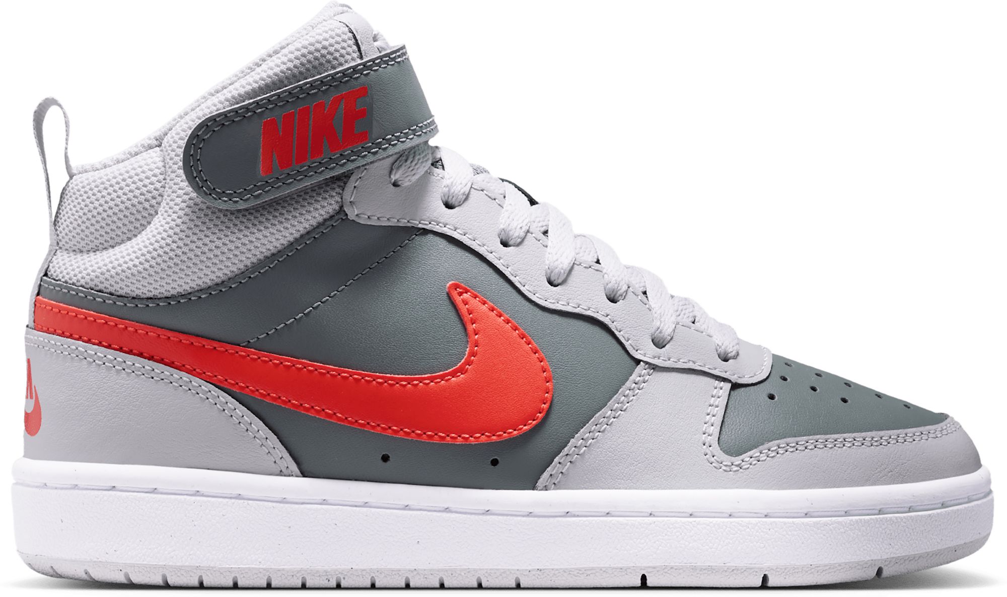 Gray/Red/White