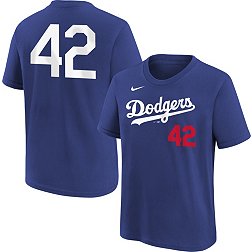 Nike Youth Brooklyn Dodgers Blue Team 42 T-Shirt