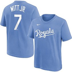 Nike Youth Kansas City Royals Bobby Witt Jr. #7 Blue T-Shirt