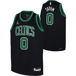 Nike Youth Boston Celtics Jayson Tatum #0 Black Dri-FIT Swingman Jersey