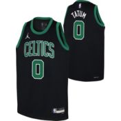 Jordan Youth Boston Celtics Jayson Tatum #0 Black Dri-FIT
