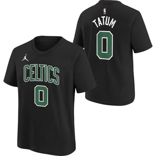 Jordan Celtics Tatum ジャージ Lサイズ Jayson Tatum Black Boston Celtics Jordan Brand Game-Used #0