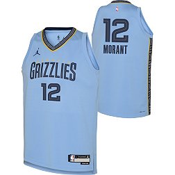 New Men 12 Ja Morant Jersey Blue Vancouver Grizzlies Throwback Swingman in 2023