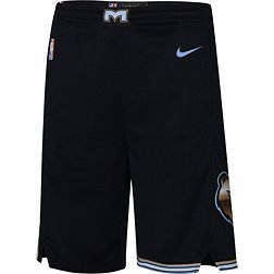 Nike Youth 2022-23 City Edition Memphis Grizzlies Black Dri-Fit Swingman Shorts