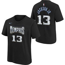 Nike Youth 2022-23 City Edition Memphis Grizzlies Jaren Jackson Jr. #13 Black Cotton T-Shirt