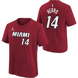 Nike Youth Miami Heat Tyler Herro #14 Red T-Shirt