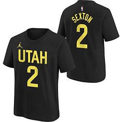 Nike Youth Utah Jazz Collin Sexton #2 Black T-Shirt