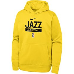 Outerstuff Youth Utah Jazz Yellow Spotlight Pullover Fleece Hoodie