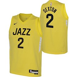 Nike Men's Utah Jazz Lauri Markkanen #23 Yellow Swingman Jersey, Large