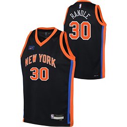 Nike Youth 2022-23 City Edition New York Knicks Julius Randle #30 Black Dri-FIT Swingman Jersey