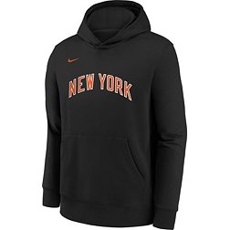 Nike Youth 2022-23 City Edition New York Knicks Black Essential Pullover Hoodie