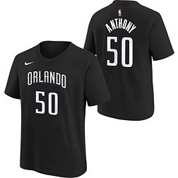 Nike Youth 2022-23 City Edition Orlando Magic Cole Anthony #50 Black Cotton T-Shirt