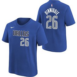 Nike Youth Dallas Mavericks Spencer Dinwiddie #26 Royal T-Shirt