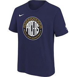 Nike Youth 2022-23 City Edition Indiana Pacers Navy Warm-Up T-Shirt