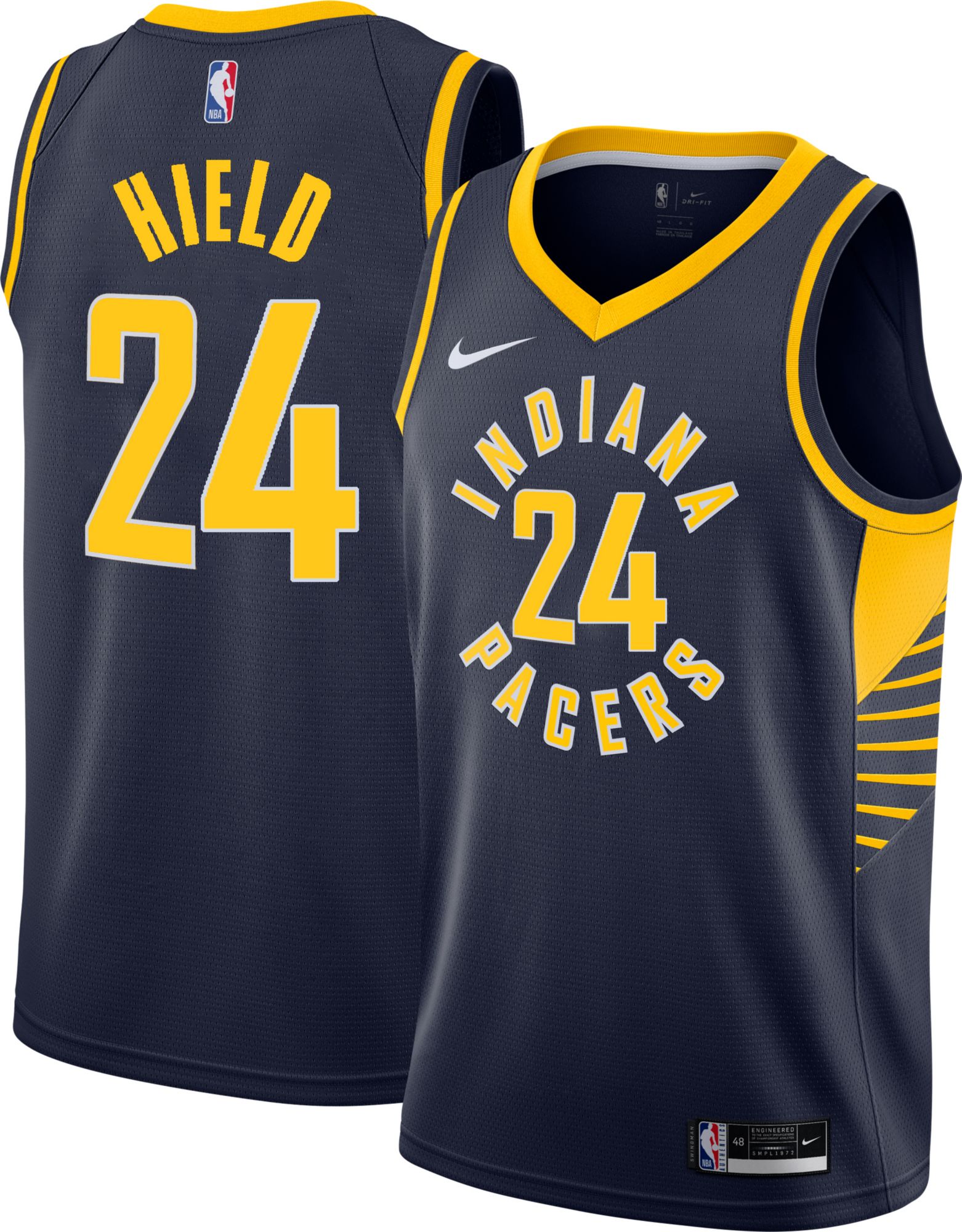 Nike Youth Indiana Pacers Buddy Hield #24 Navy Dri-FIT Swingman Jersey