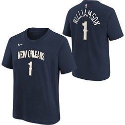 New Orleans Pelicans Zion Williamson Pro Line Navy Name & Number Jersey  T-Shirt