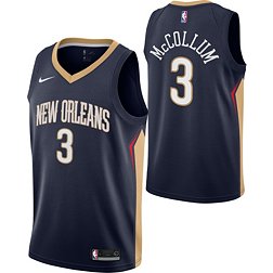 Nike Youth New Orleans Pelicans CJ McCollum #3 Navy Dri-FIT Swingman Jersey