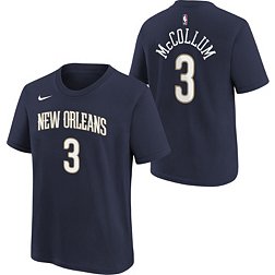 Nike Youth New Orleans Pelicans CJ McCollum #3 Navy T-Shirt